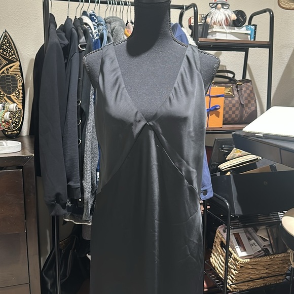 A New Day, Black Satin Dress - Picture 2 of 5